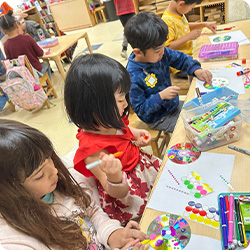幼稚部工作風景